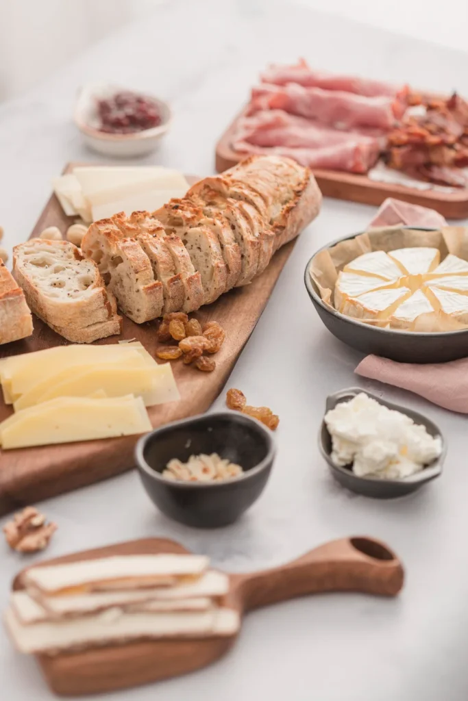 productos gourmet en una mesa